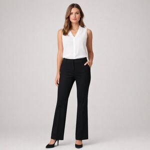 Express Columnist Black Bootcut Dress Pants Women’s 4S Stretch Career NWT